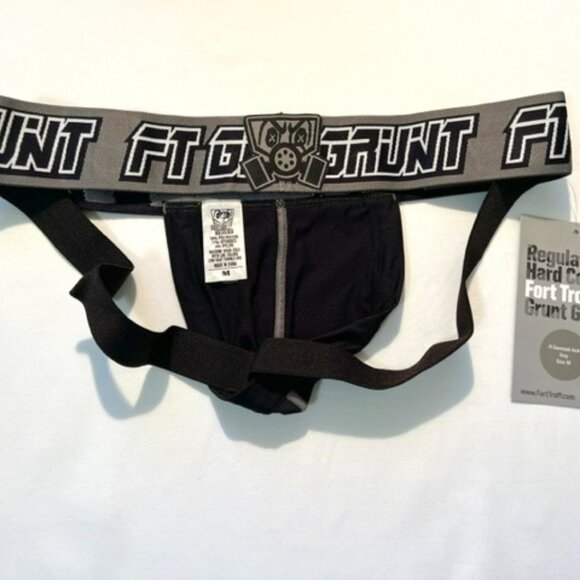 FORT TROFF Size "M" Grunt Corp Athletic Supporter- Black/Gray/White - Jock - Picture 1 of 10